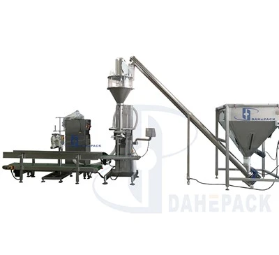 Gwo sak poud Auger ranpli machin