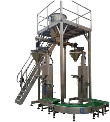 Instant krèm plen lèt poud 25kg sak ranpli machin